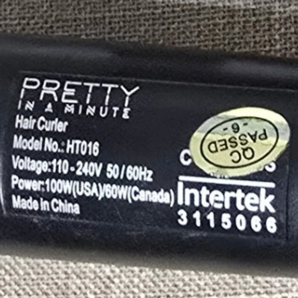 Pretty In A Minute Interchangeable Curling Iron Wand 3 Barrels Titanium‎ Ceramic